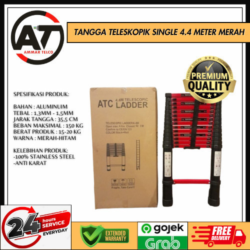 Tangga Teleskopik 4.4M