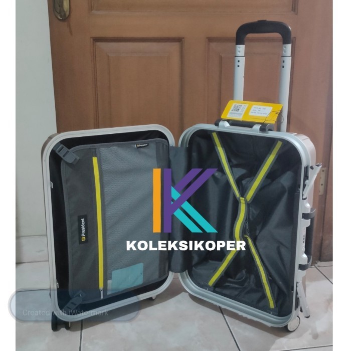 Koper President 82 Polycarbonate Tsa Lock Ukuran Kabin 20 Inch