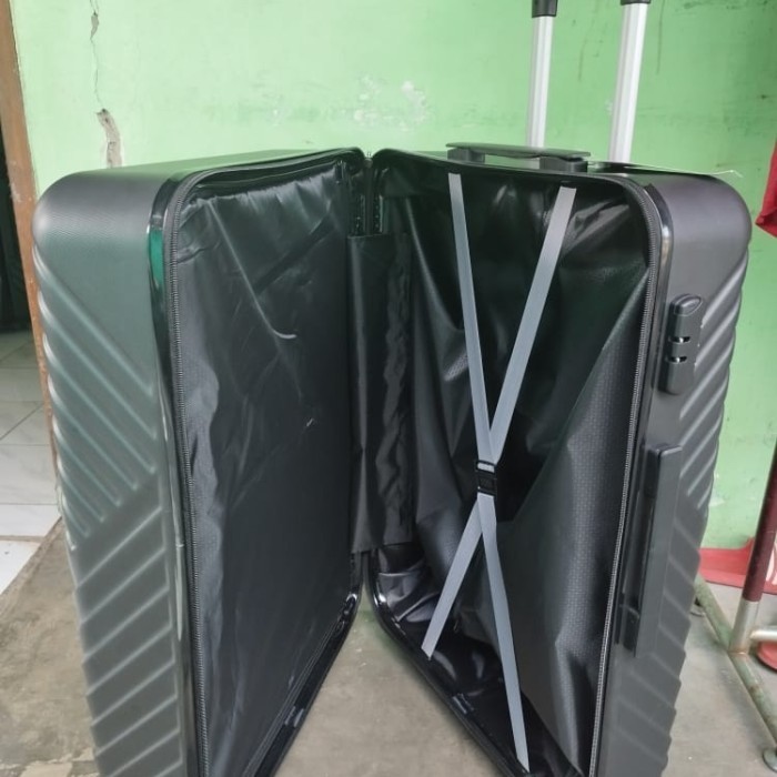 Koper Fiber Jumbo Ukuran 28 Inch / Roda 4 / 360 Derajat