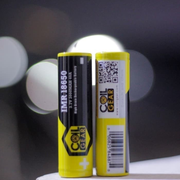 SALE Authentic CoilGear Baterai Battery Batre 18650 3000MAH 40A