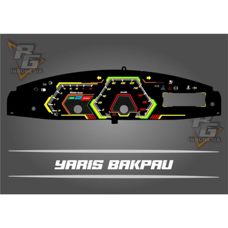 [ONLINE EXCLUSIVE] Papan speedometer Yaris bakpao 2006 - 2023 panel spidometer toyota yaris bakpao