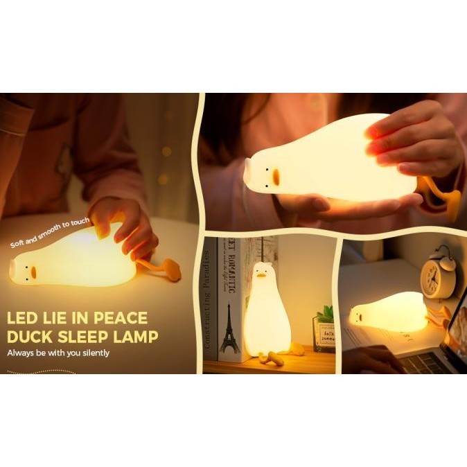 Sleeping Duck Light Duck Night Light Lampu Tidur Malam Bird Night Lamp