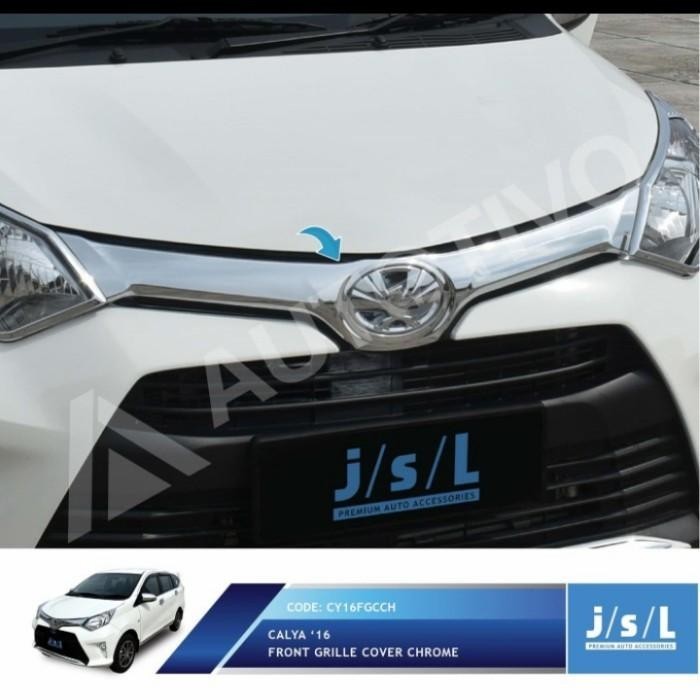 NEW COVER GRILL LIST DEPAN MOBIL CALYA CHROME