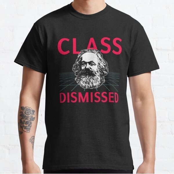 Baju Kaos Class Dismissed Karl Marx Funny