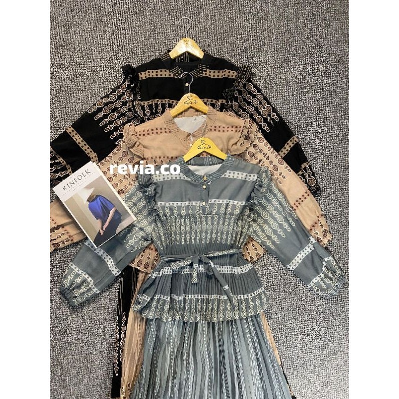 Revia Amira Dress Raya Iftar Ruffle Gamis Daily