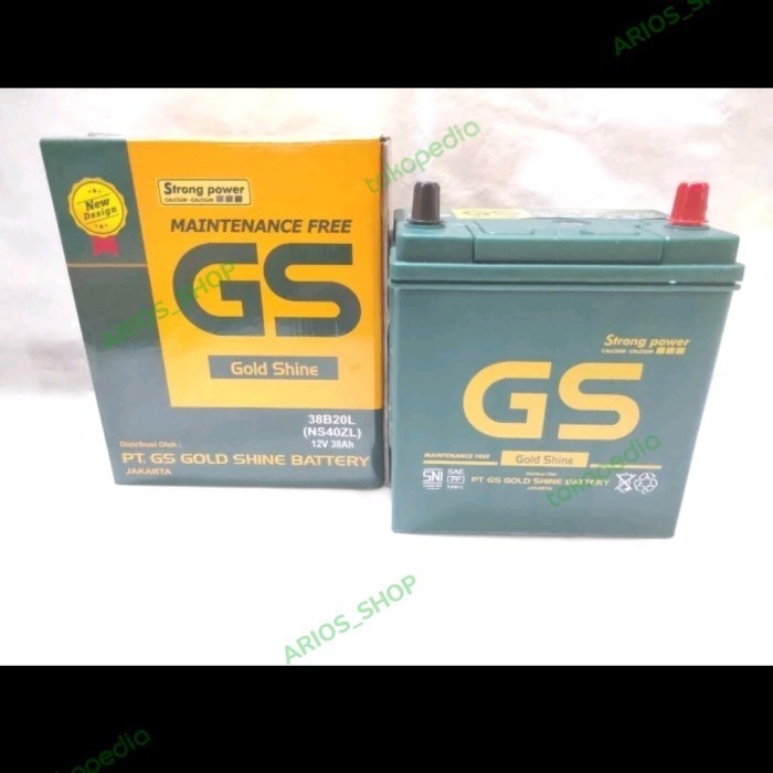 Baru Aki Accu kering mobil Calya, Agya, Ertiga, Ignis, GS MF NS40ZL