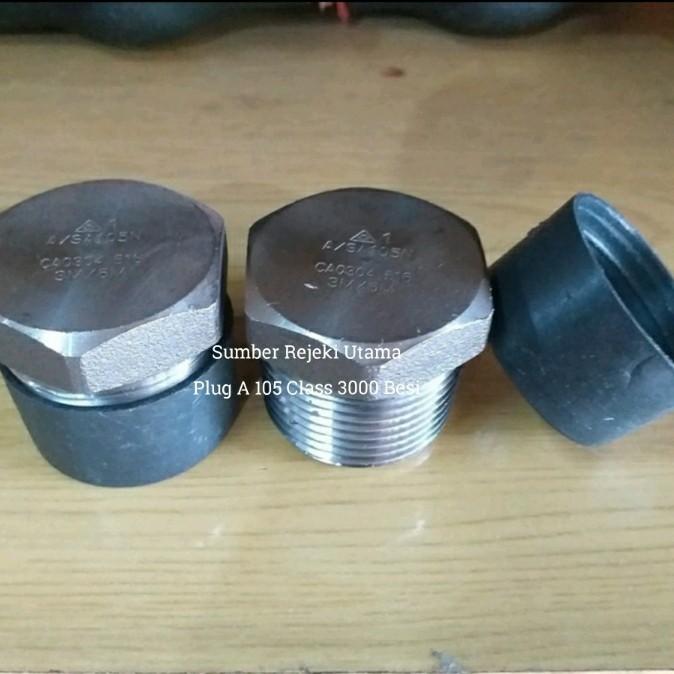 Plug / Dop Besi A 105 Class 3000 Drat 4" inch NPT