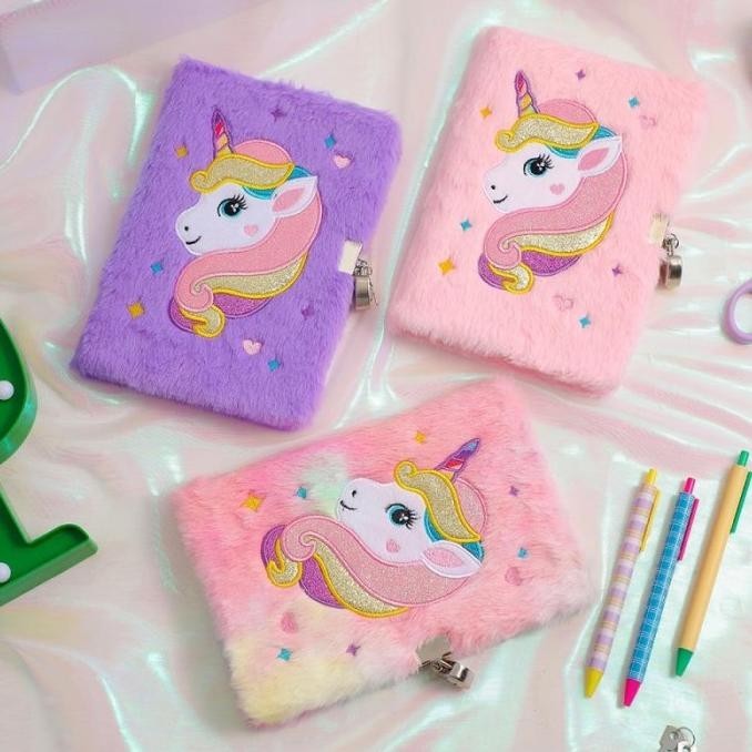 

Diskon Buku Diary Unicorn Gembok Love Buku Tulis Diary Import Kado Anak Lucu