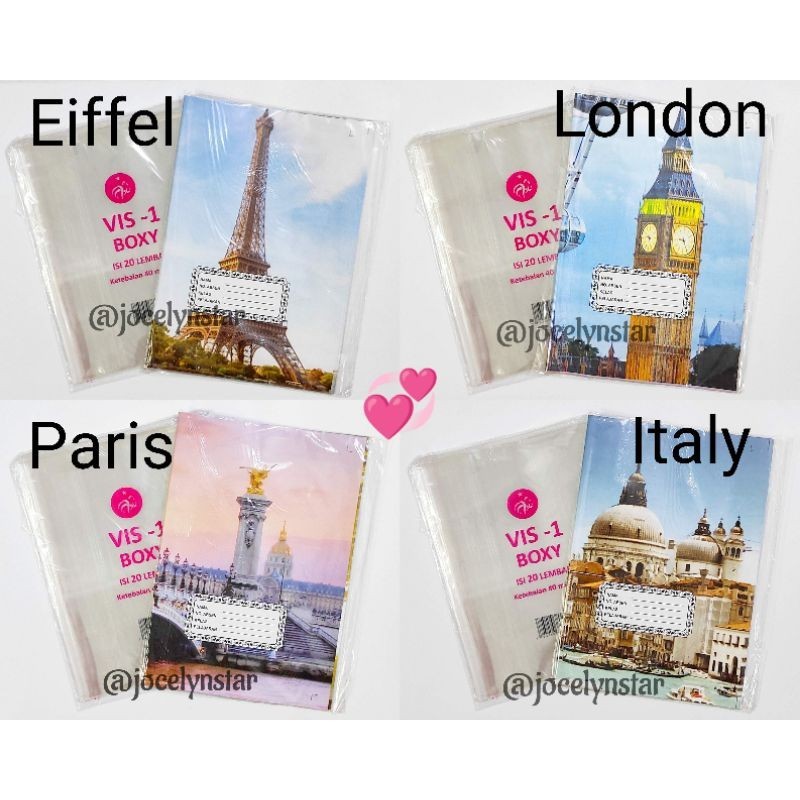 

Boxy 1 SET (kertas+ plastik) Sampul buku uk. boxy motif karakter