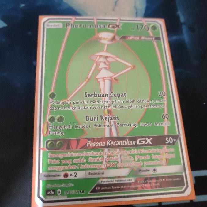 Kartu Pokemon TCG ID Indonesia AS2a Pheromosa GX SR
