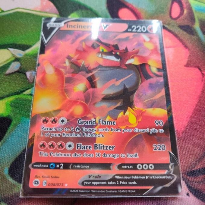 Kartu Pokemon TCG EN Incineroar V Champion's Path