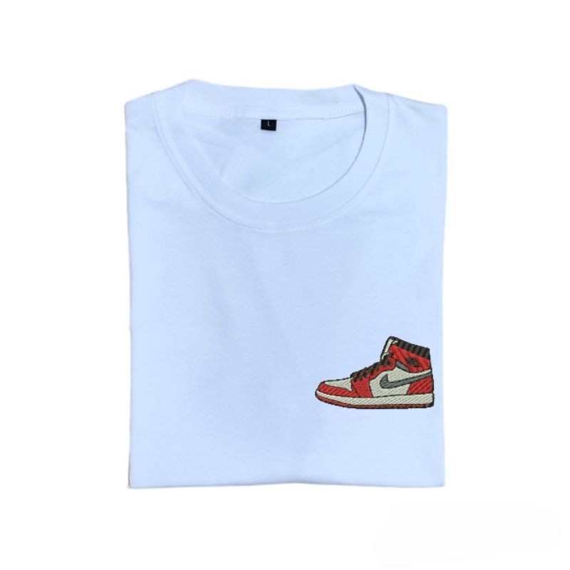 Kaos Bordir Sneaker Nike Air Jordan Unisex