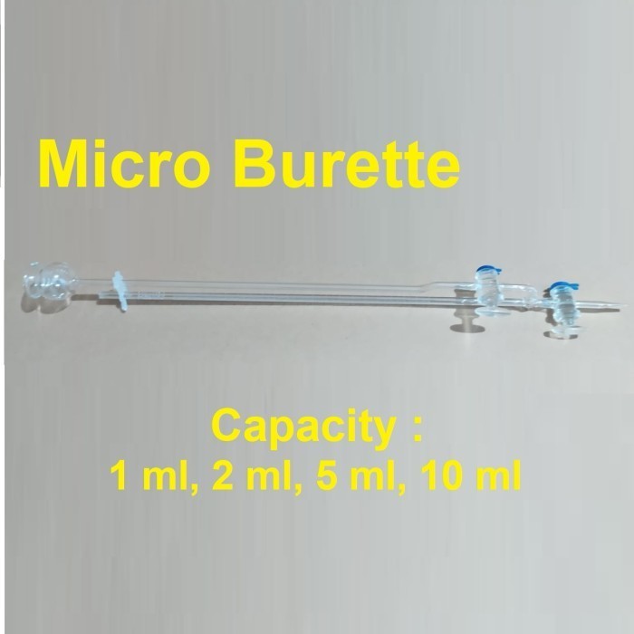 Micro Buret 1 Ml 2 Ml 5 Ml 10 Ml Microburet Mikro Burette Mikroburet