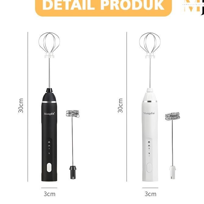 ALAT KOCOK TELUR ELEKTRIK PENGADUK KOPI ELEKTRIK CAPPUCCINO MAKER MINI | TOKOMAHARANIY