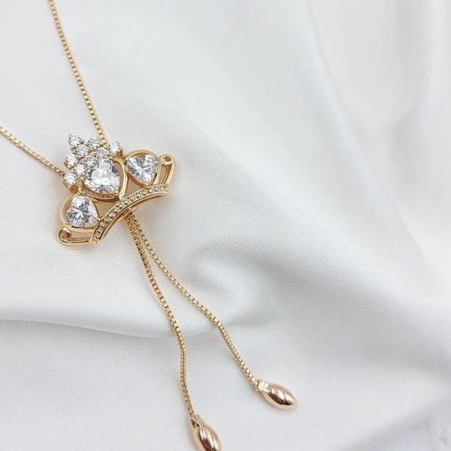 [Baru] Kalung Serut Flower 025 By Xuping / Kalung Fashion Wanita Murah /