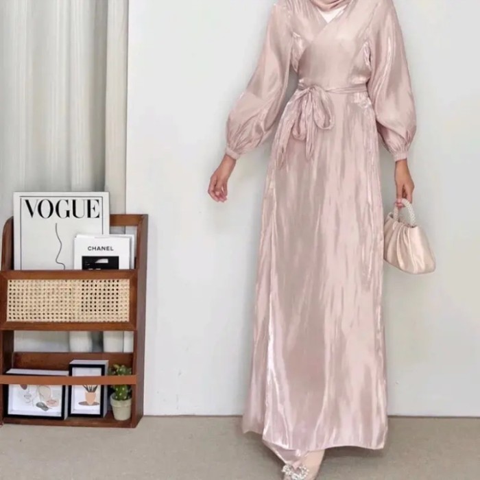 Abaya Shimmer Silk Outer Shimmer Silk Dress Shimmer Silk