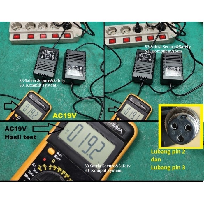 Ac Power Adaptor Pa-10 Yamaha Mixer 18,5V 0,62A Mg10 Mg10Xu 18.5V Pa10