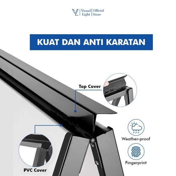 

Frame Sidewalk Sign Pavement - Display Papan Led Tipe A Ukuran A1