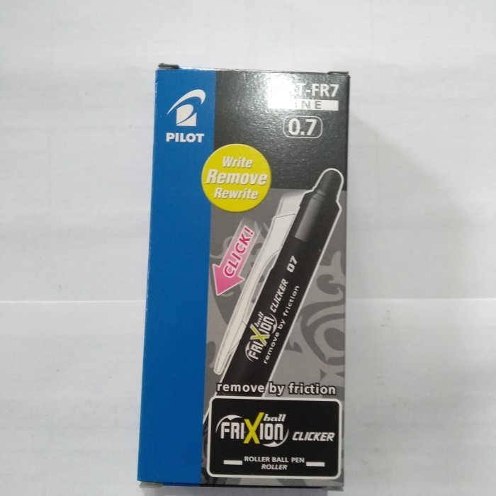 

Pulpen Frixion 0,7 Hitam / Bolpoint Frixion 0,7