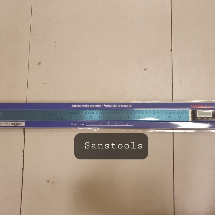 

Digital Angle Level Protractor 20" 500Mm Penggaris Busur Derajat 50Cm