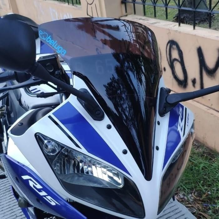 visor BELUGA winshield super jenong yamaha R15 V2 Import Premium