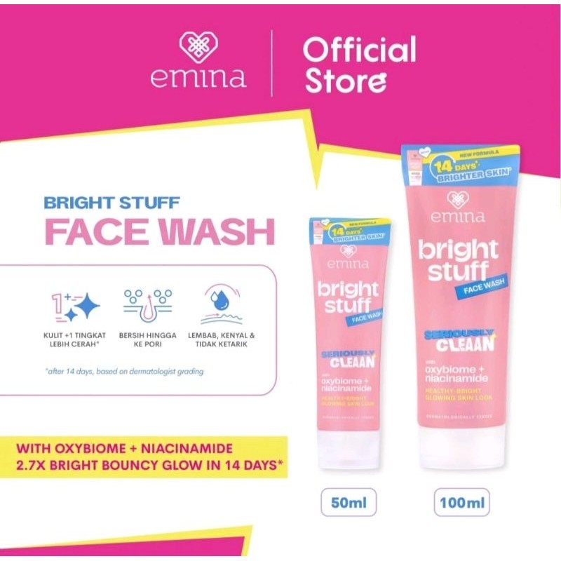 EMINA BRIGHT STUFF FACIAL WASH