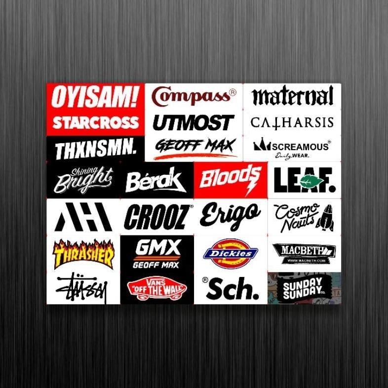 

Beli Kapan Saja, Di Mana Saja! Stiker Distro / Sticker Clothing / Jackcloth / Hypebeast - Erigo Ahha Dickies Vans ||