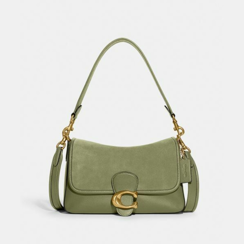 Coach Soft Tabby Shoulder Bag - Green (CH 5262)