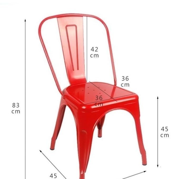 Furnibest Kursi Tolix Kursi Cafe Besi Kursi Makan