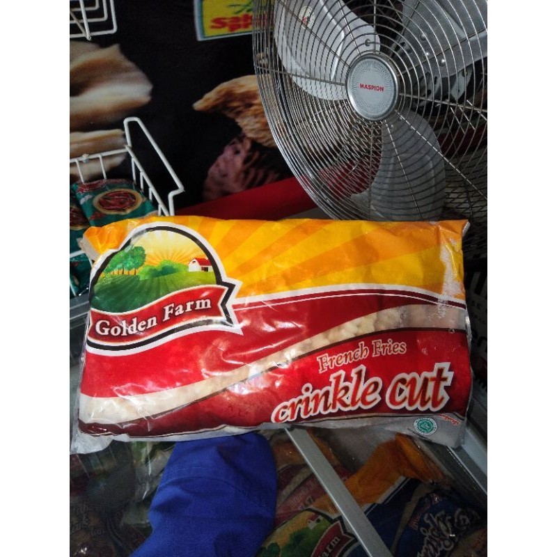 

golden farm crincke cut 1kg