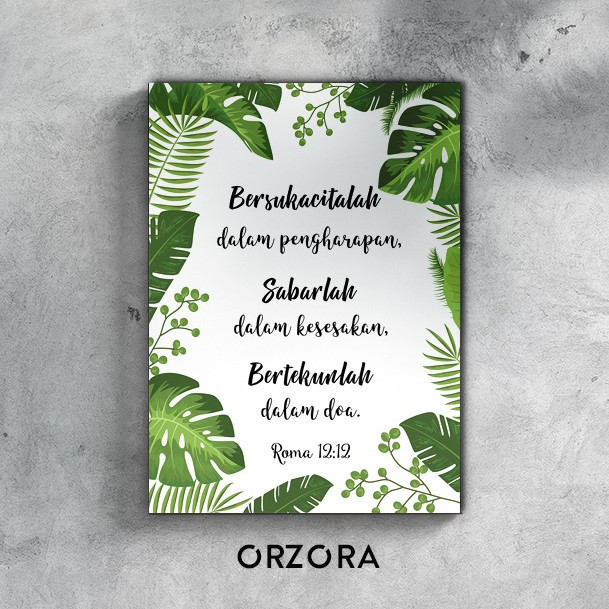 Poster Rohani Kristen / Dekorasi Rumah /Poster Inspirasi(A0254)