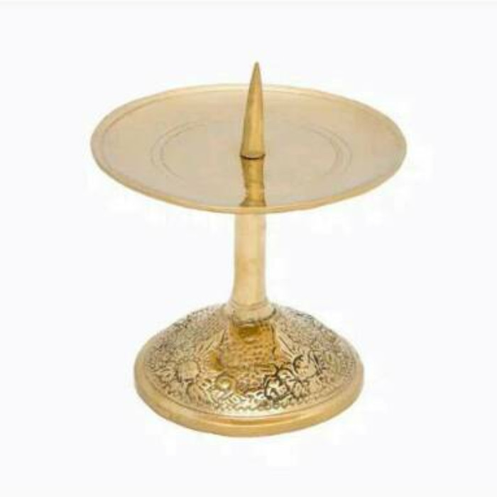 Tempat Lilin Altar Gereja Bahan Kuningan 11 X 13 Cm - Dekorasi Rumah