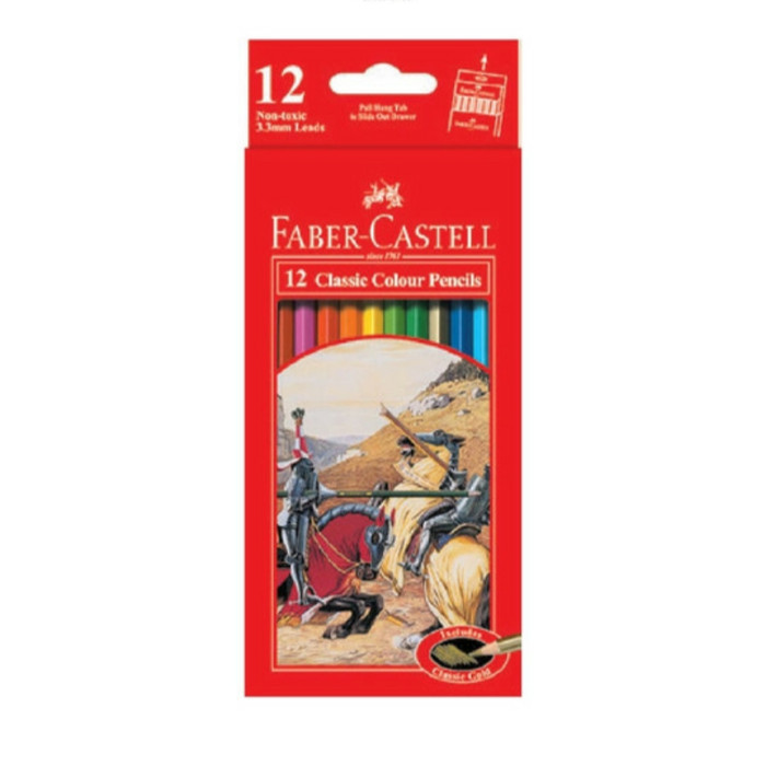 

Spesial Pensil Warna Faber-Castell Classic Panjang 12 Warna Limited