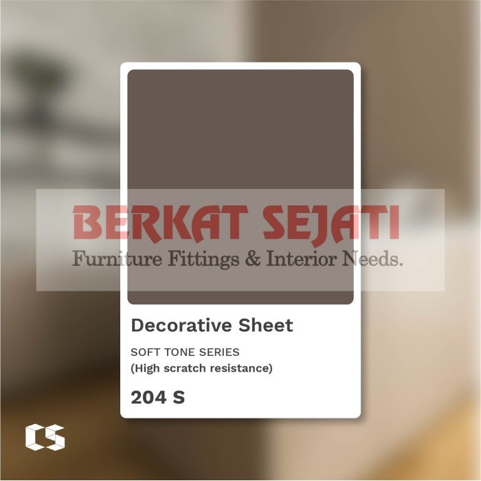 Decosheet Coklat Cs 204 S Soft Touch Decosit Dekosit Furniture Taco