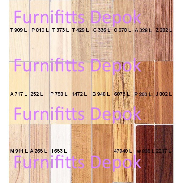 Pvc Taco Sheet Luxury L Warna Motif Kayu Pelapis Furniture Non Hpl