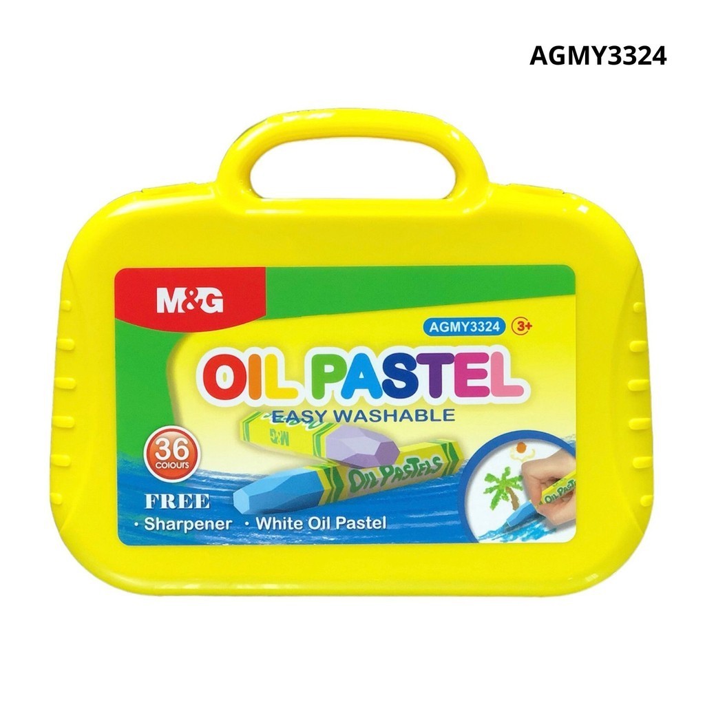

Oil Pastel M&G 36 Colours #AGMY3324 Krayon 36 + 1 Warna Crayon Washable Free Sharpener