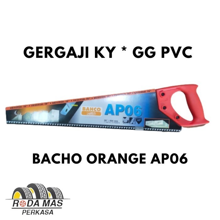 Gergaji Kayu Bahco 20 Inch - Bahco Handsaw Ap06 - Gergaji Kayu Bahco Original Dan Terpercaya