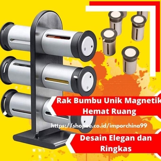 Rak Bumbu Rak Dapur Perlengkapan Dapur Rak Bumbu Berdiri Perabot Rumah Difteraan