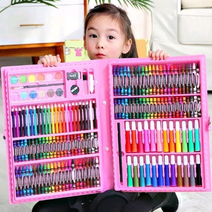 

Wow Cryon Set 150 Pcs/Pensil Menggambar Dan Mewarnai/Kado Hadiah Ultah Bergaransi