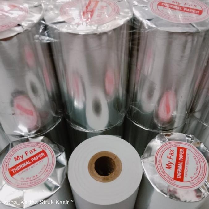 

DISKON KERTAS THERMAL 80X50 PAKET 10 ROLL STRUK PRINTER UKURAN 80MM