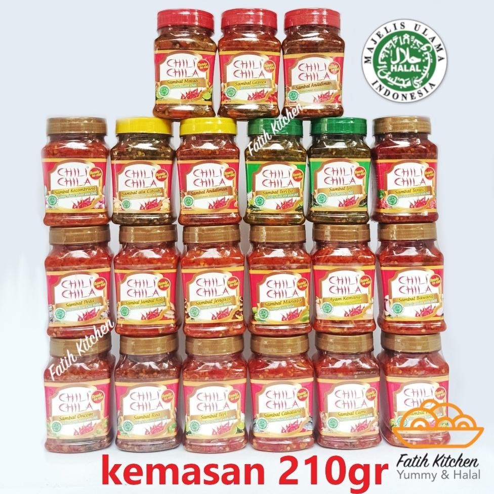 

SALE PRODUK Chili Chila Sambal Peda 210 gr - Halal TERLARIS