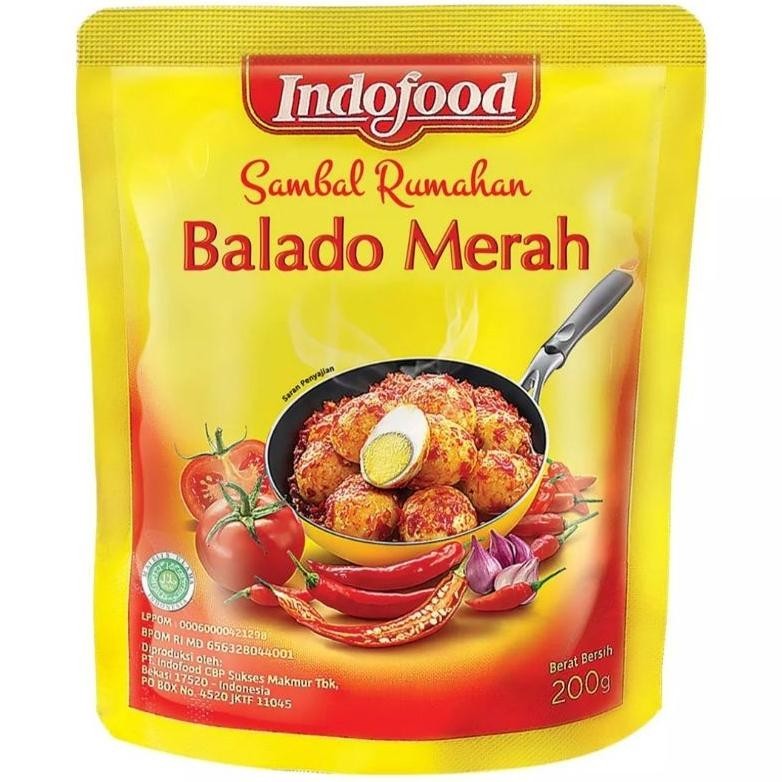 

SALE PRODUK [PROMO] INDOFOOD SAMBAL RUMAHAN BALADO MERAH 200GR TERLARIS