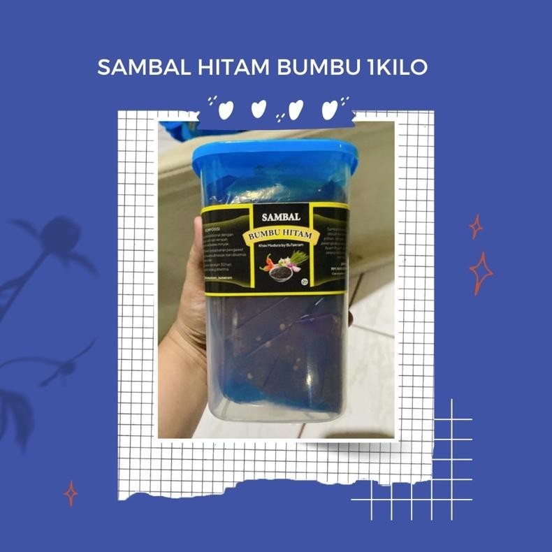 

SALE PRODUK SAMBAL HITAM BUMBU 1 KILO by.Butakram TERLARIS