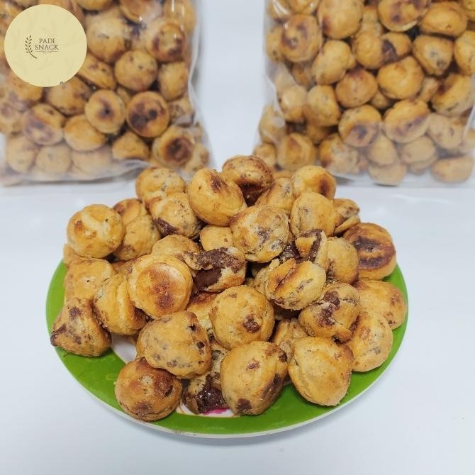 

Sale Now Kue Soes Coklat / Soes Coklat / Kue Kering / Soes Kering / Soes Kiloan Stok Terbatas