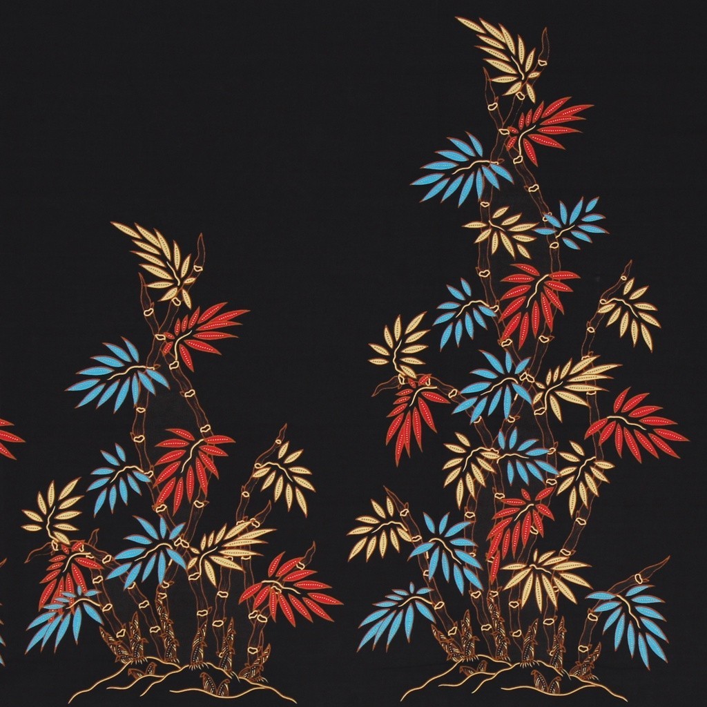 Kain Motif Unik Batik Bambu Kombinasi Warna (BiruTosca, Merah Muda, Cream Muda)