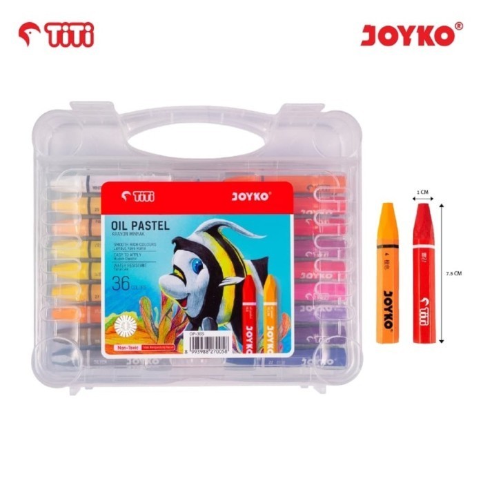 

Gilaa!!! Crayon Joyko 36 Warna / Oil Pastel Op-36 S Colors Non Toxic/Krayon Set Berkualitas