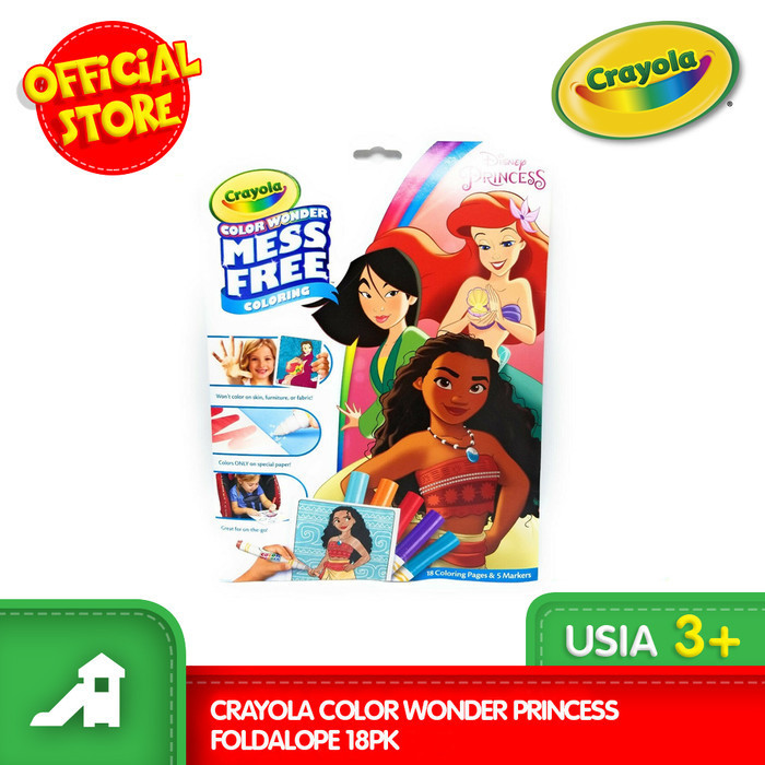 

Buruan Crayola Color Wonder Princess Foldalope 18Pk Bergaransi