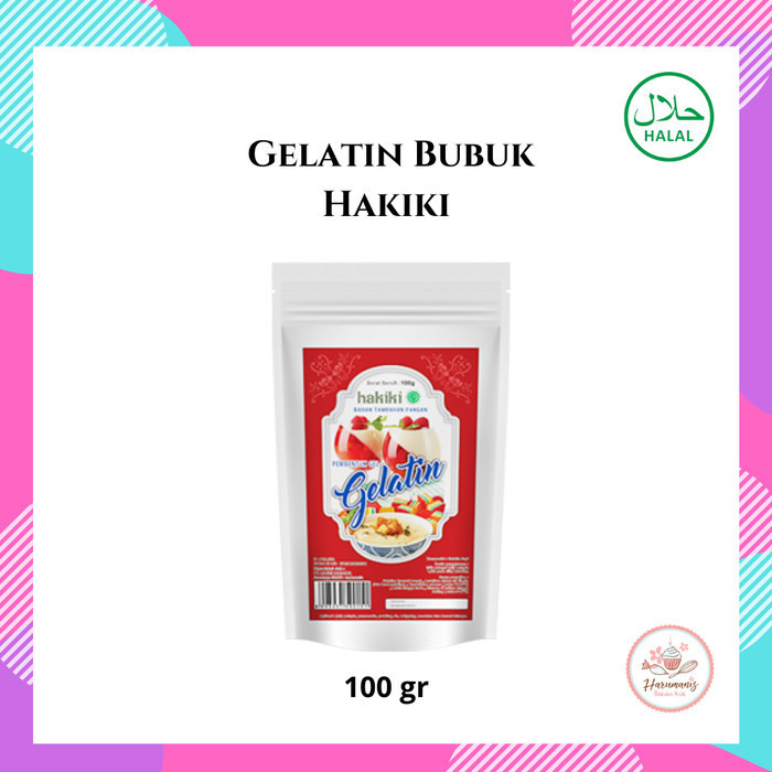 

best produk] Gelatin Bubuk Hakiki HALAL MUI 100gr