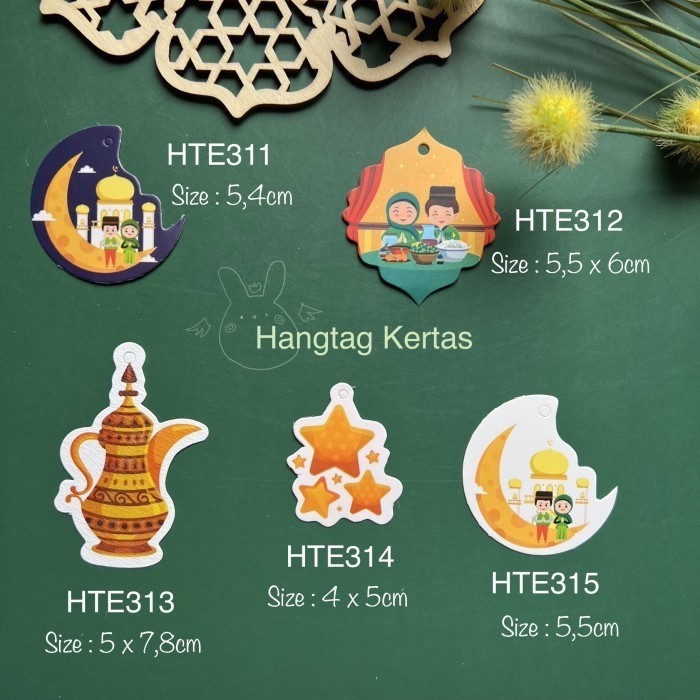 

Hte31* Hangtag Tag Kartu Eid Mubarak Lebaran Idul Fitri Idul Adha 061