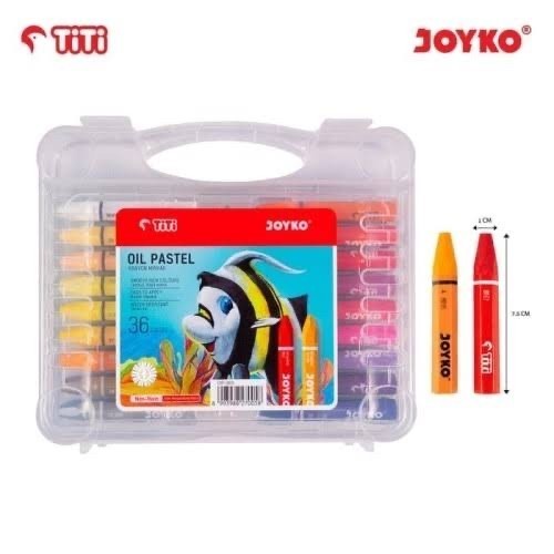 

Produk Unggulan Crayon Krayon Oil Pastel Titi Joyko / Greebel 36 Warna Terlaris